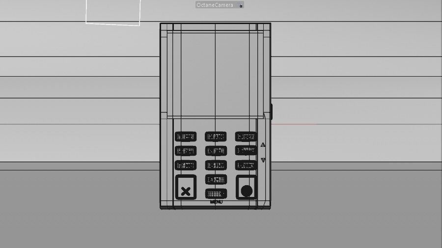 CARD MACHINE MODERNINHA PRO Low-poly 3D model Low-poly 3D model_5