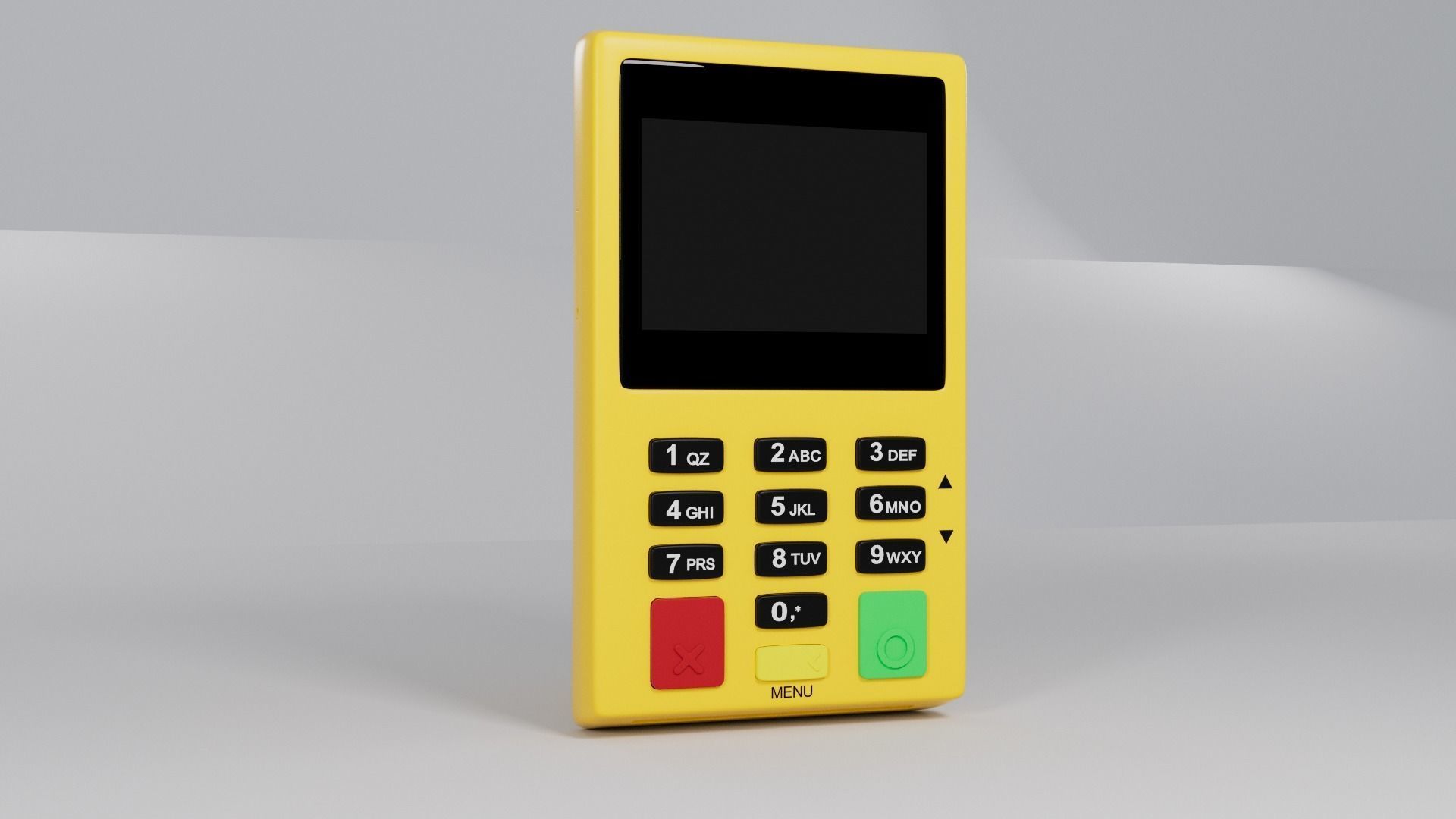 CARD MACHINE MODERNINHA PRO Low-poly 3D model Low-poly 3D model_2