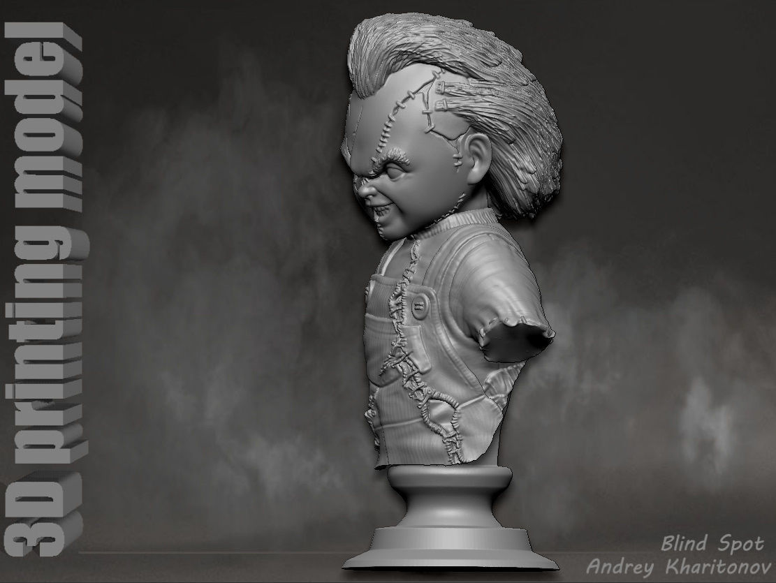 Chucky 3D print model_3
