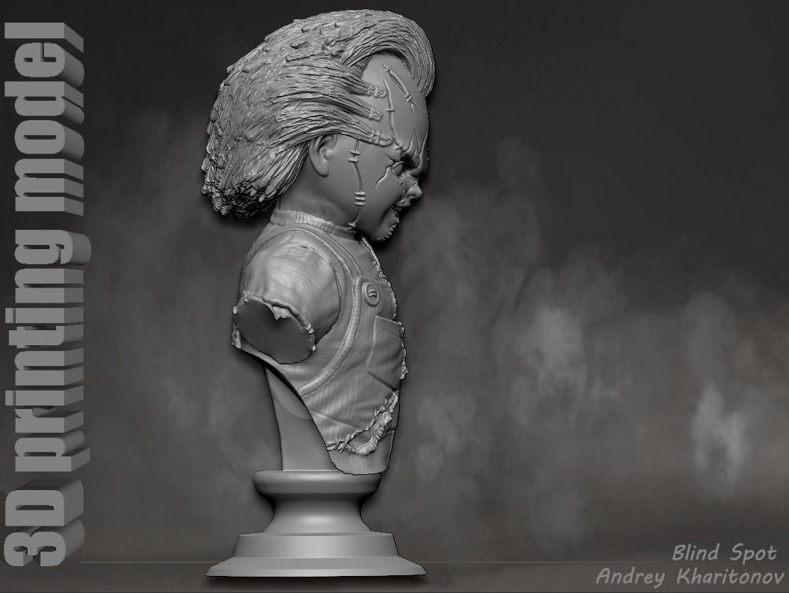 Chucky 3D print model_12
