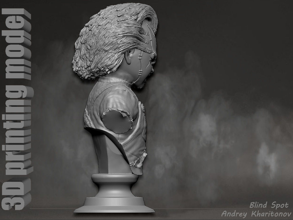 Chucky 3D print model_11