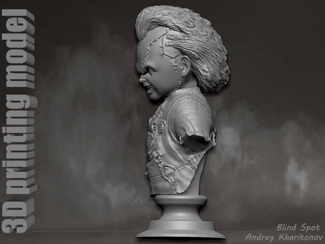 Chucky 3D print model_4