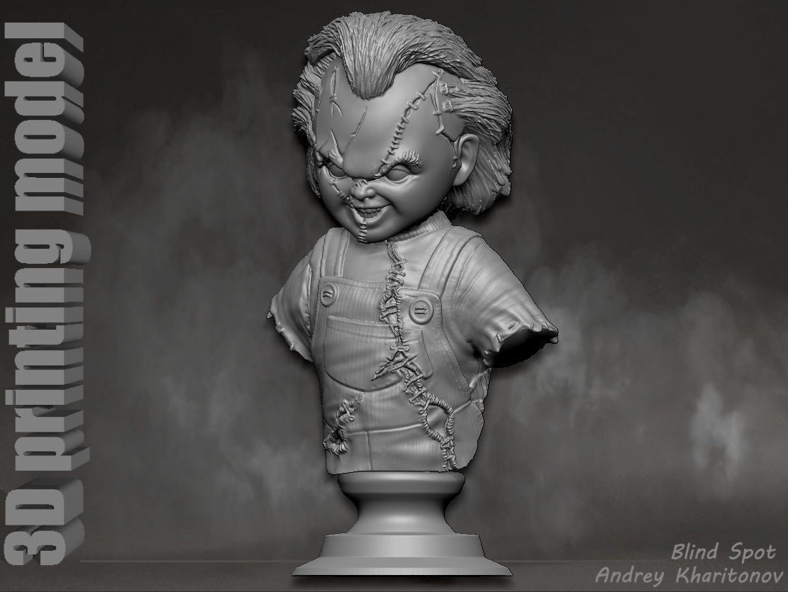Chucky 3D print model_1