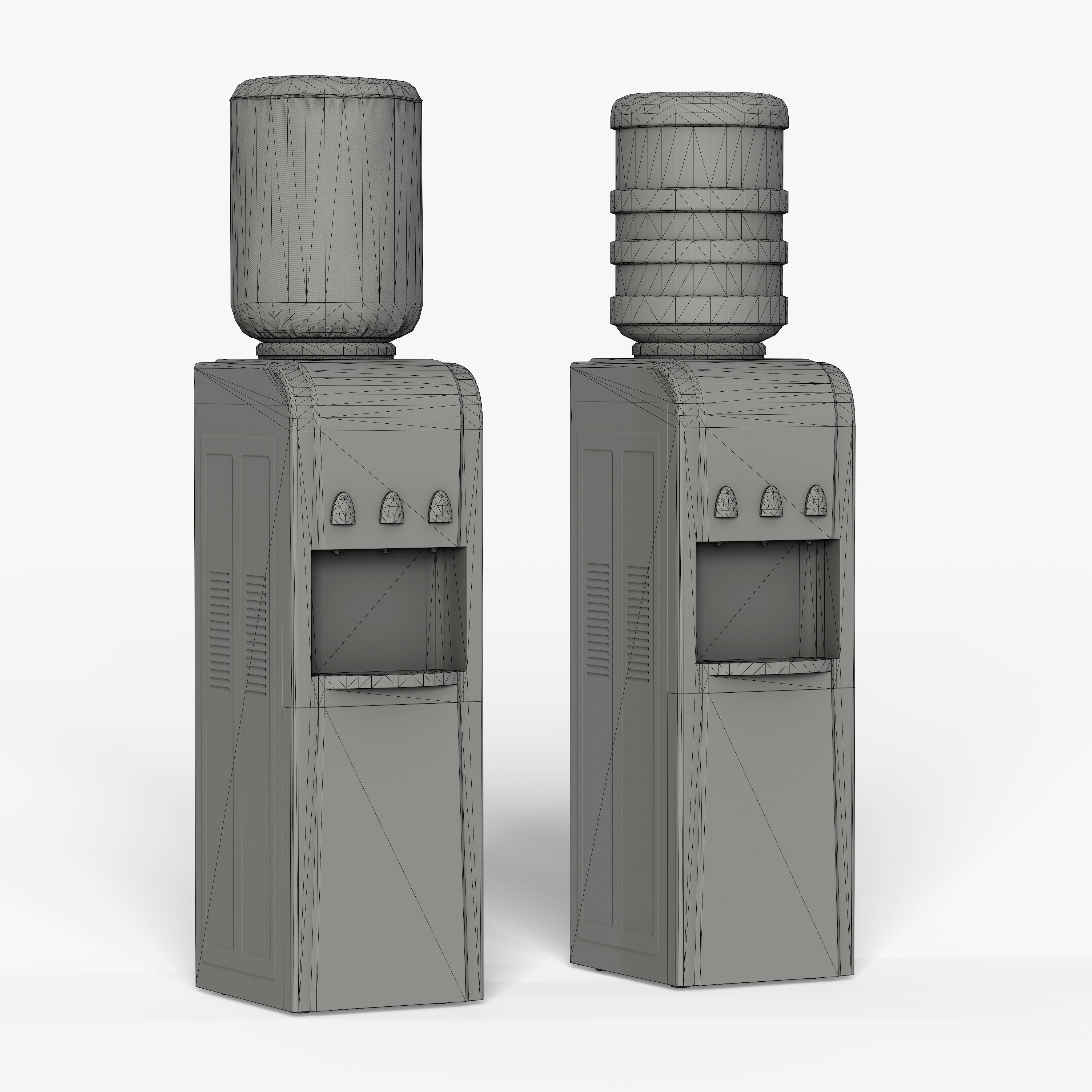 Water Dispenser Low-poly 3D model_12