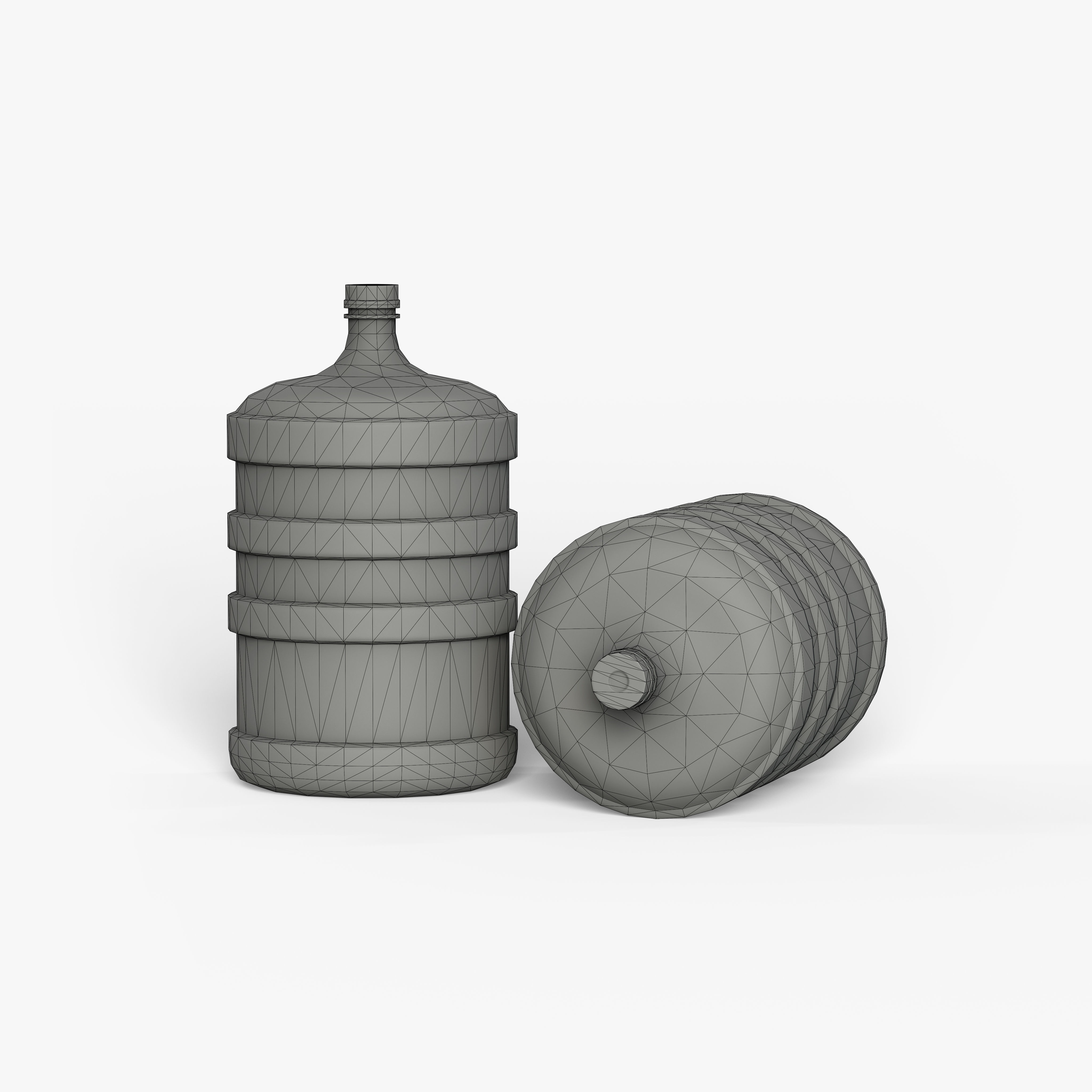 Water Dispenser Low-poly 3D model_14