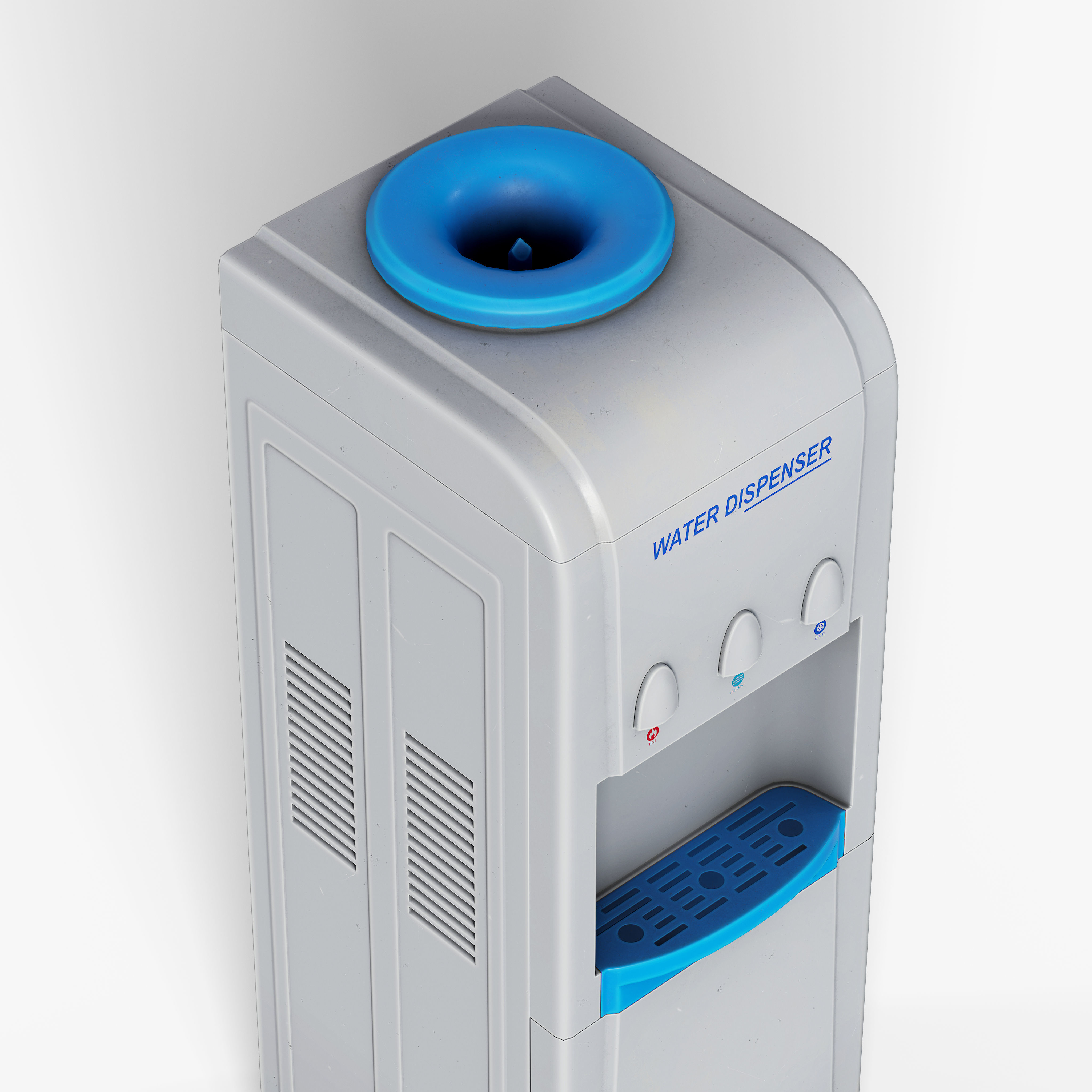 Water Dispenser Low-poly 3D model_9