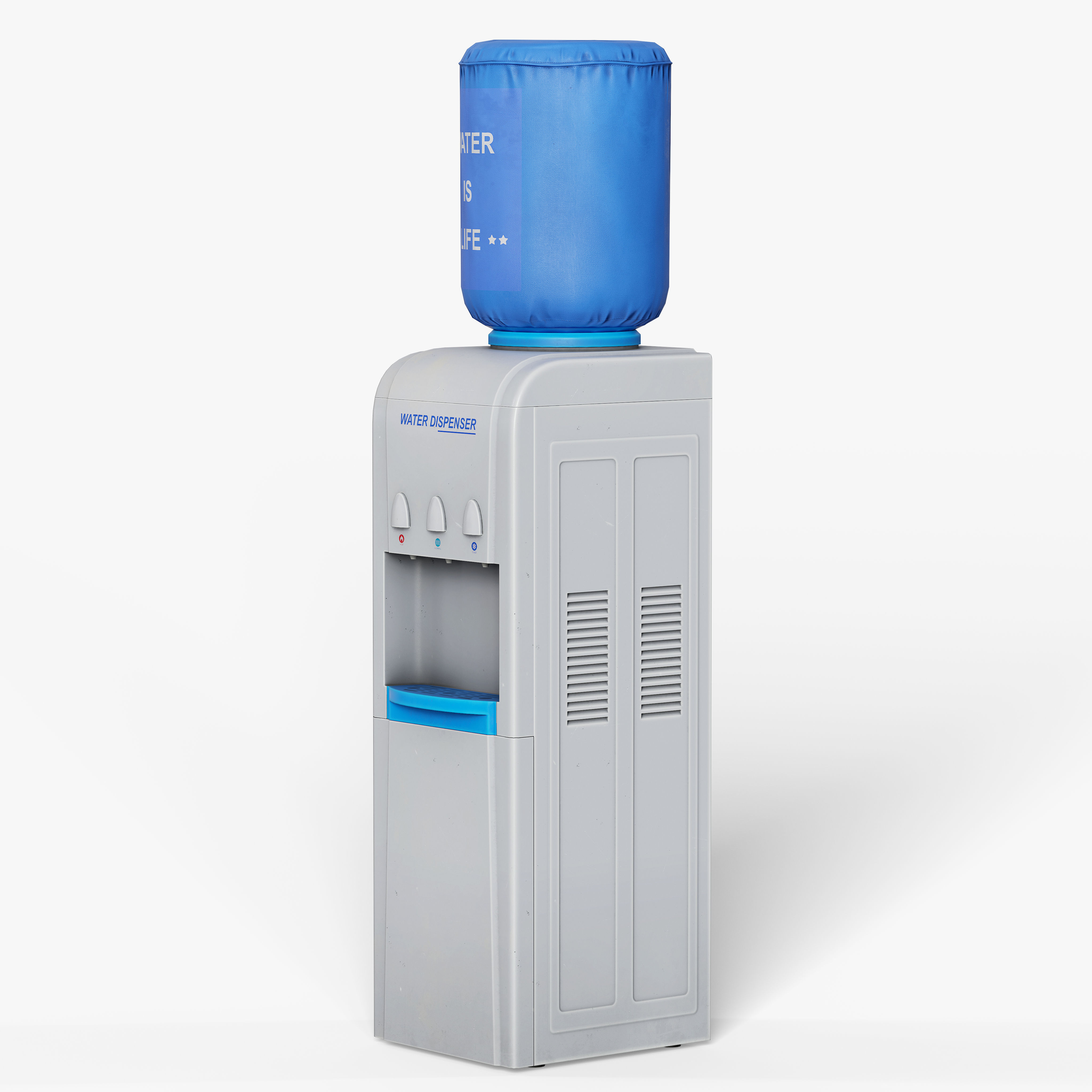 Water Dispenser Low-poly 3D model_5