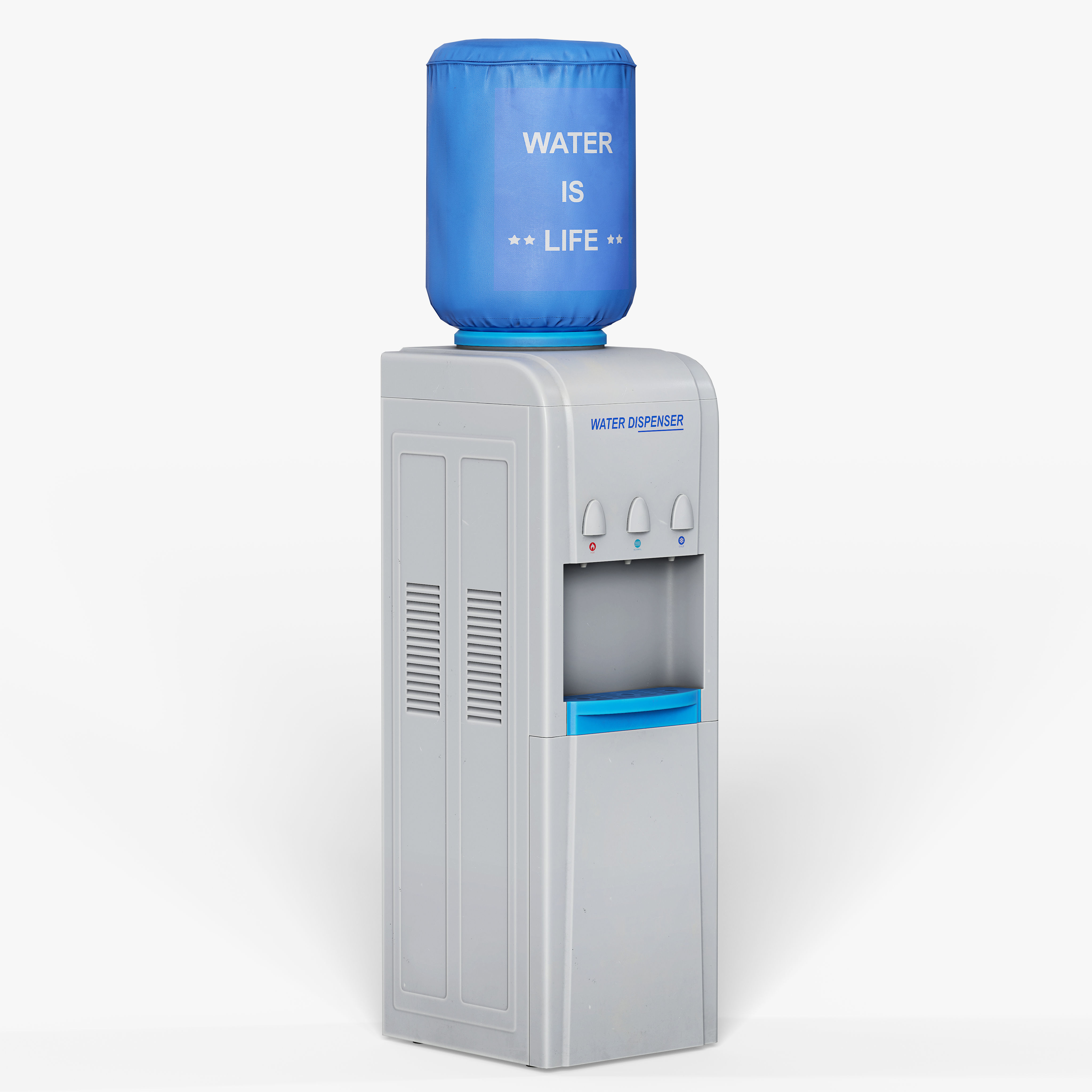 Water Dispenser Low-poly 3D model_8