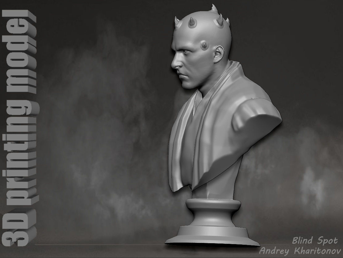 Darth Maul 3D print model_3