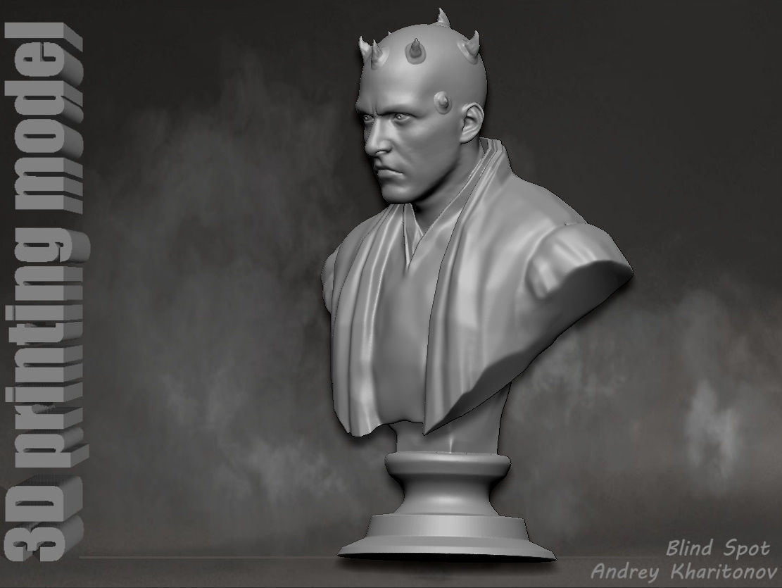 Darth Maul 3D print model_2