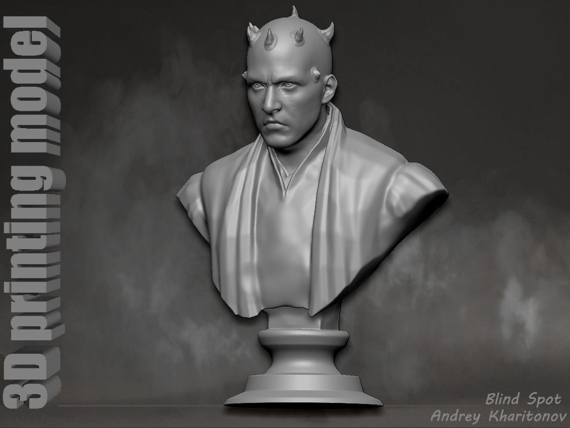 Darth Maul 3D print model_1