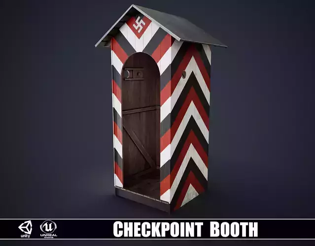 WW2 German Checkpoint Booth