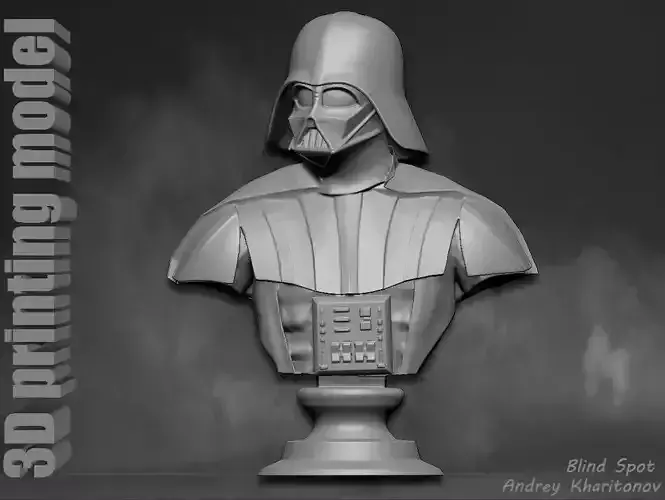 Darth Vader bust 3D print model