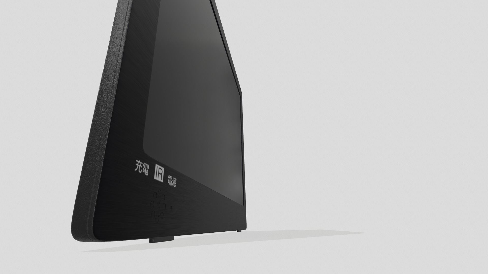 Portable LCD TV Low-poly 3D model_7