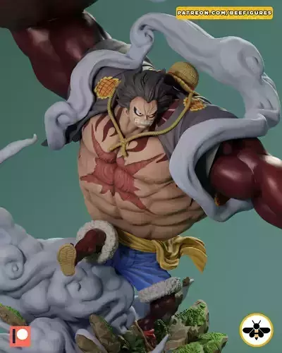 LUFFY GEAR 4 - ONE PIECE - FAN ART