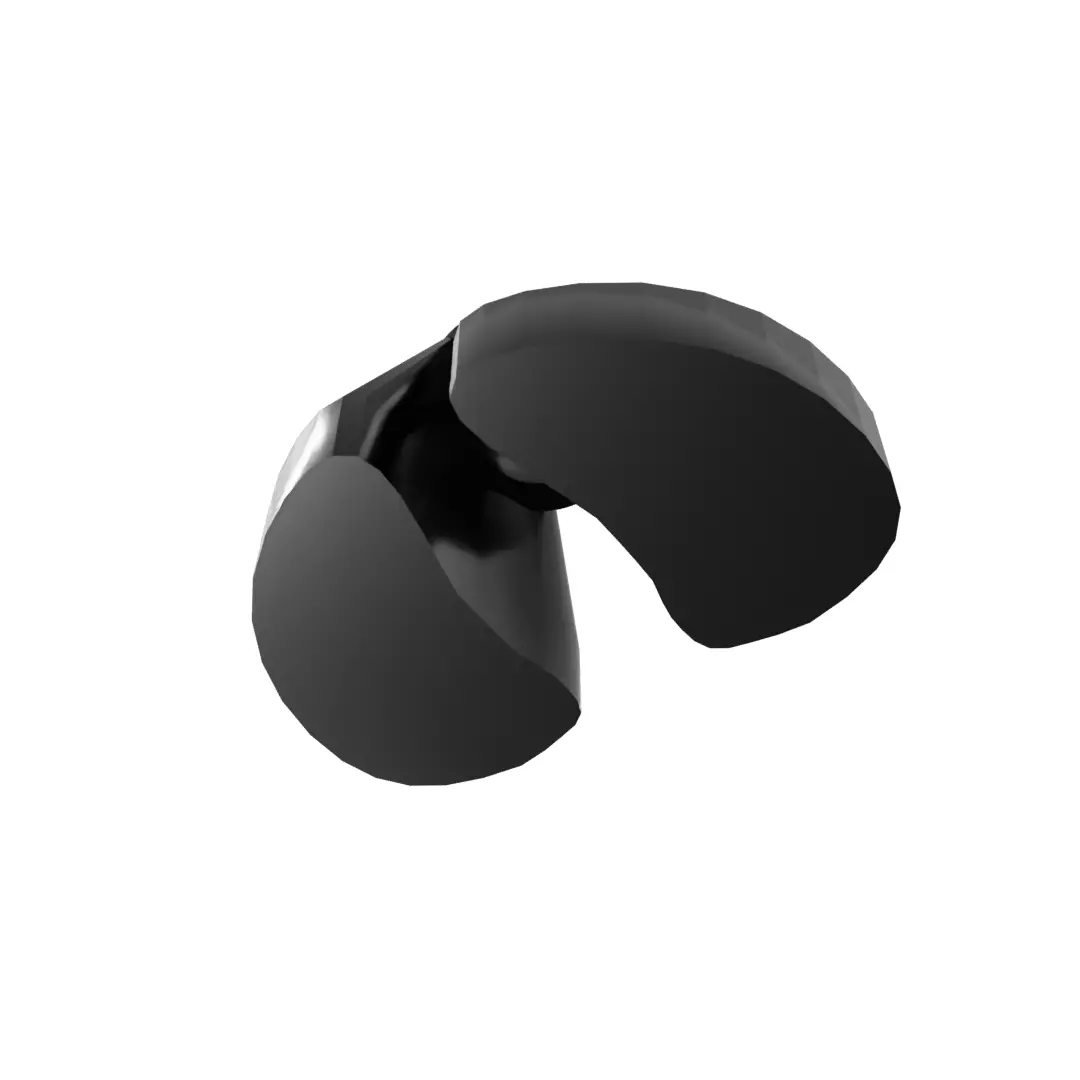 PowPaw Deer - Hiking pole basket with animal footprint 3D print model_0