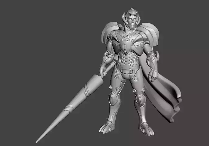 omnitron 3D MODEL STL ready for Print in 3 styles 