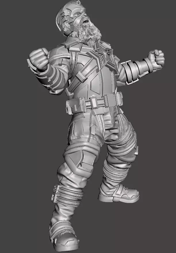 Red Daddy 3d model ready for printing STL  3D print model_0