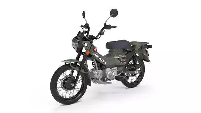 Honda Trail 125 ABS Low-poly 3D model