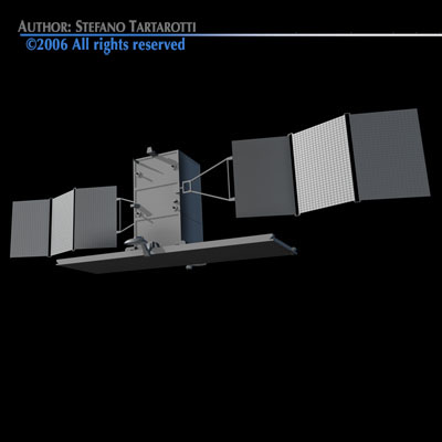 Radar satellite 3D model_5
