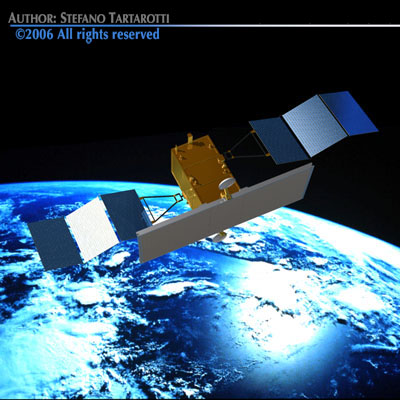 Radar satellite 3D model_8