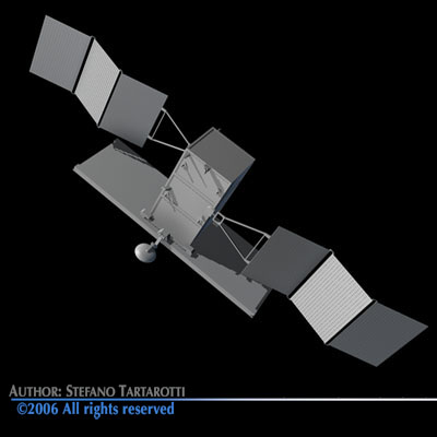 Radar satellite 3D model_9