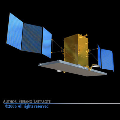 Radar satellite 3D model_6