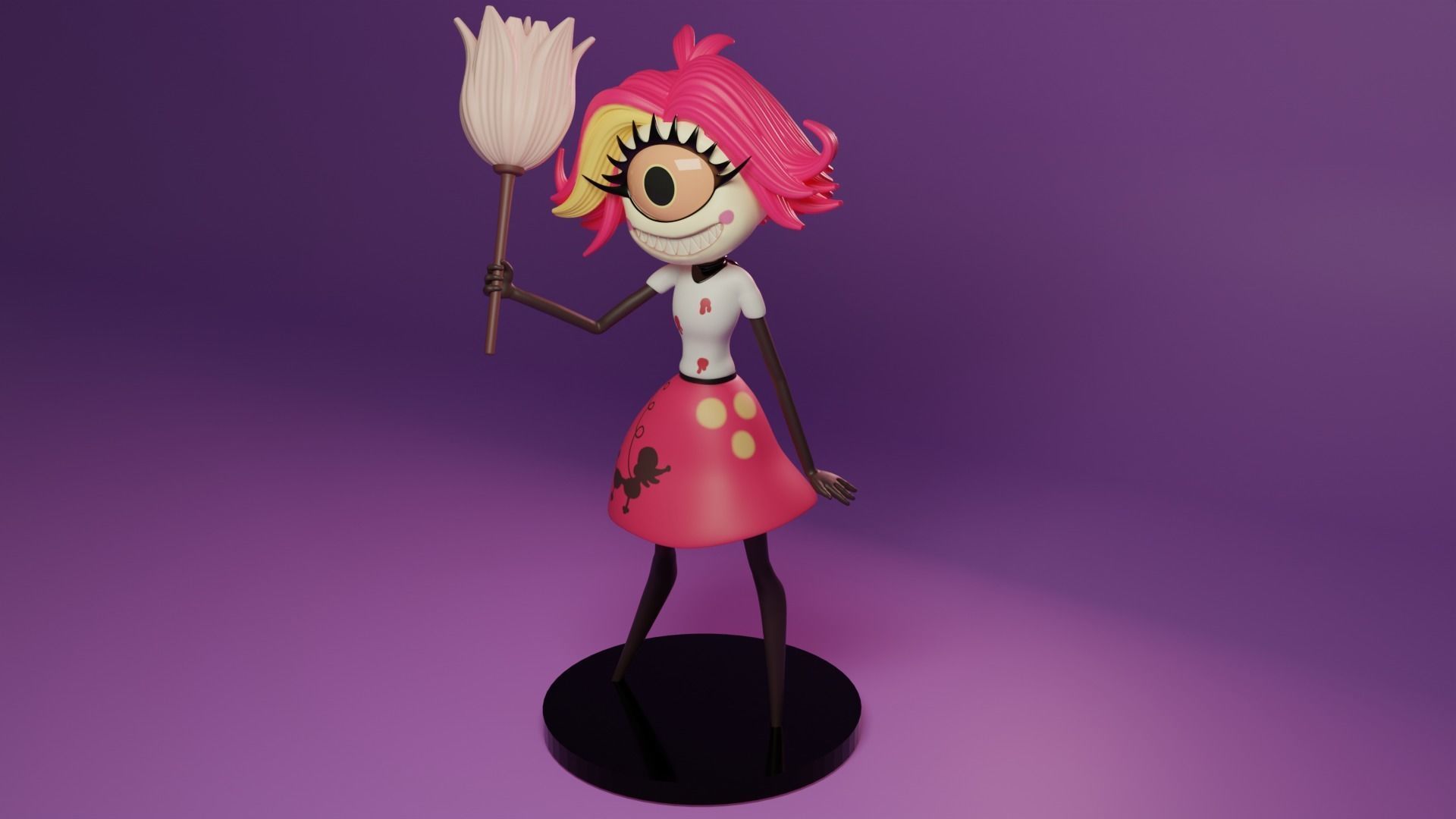 Niffty - Hazbin Hotel 3D print model_1