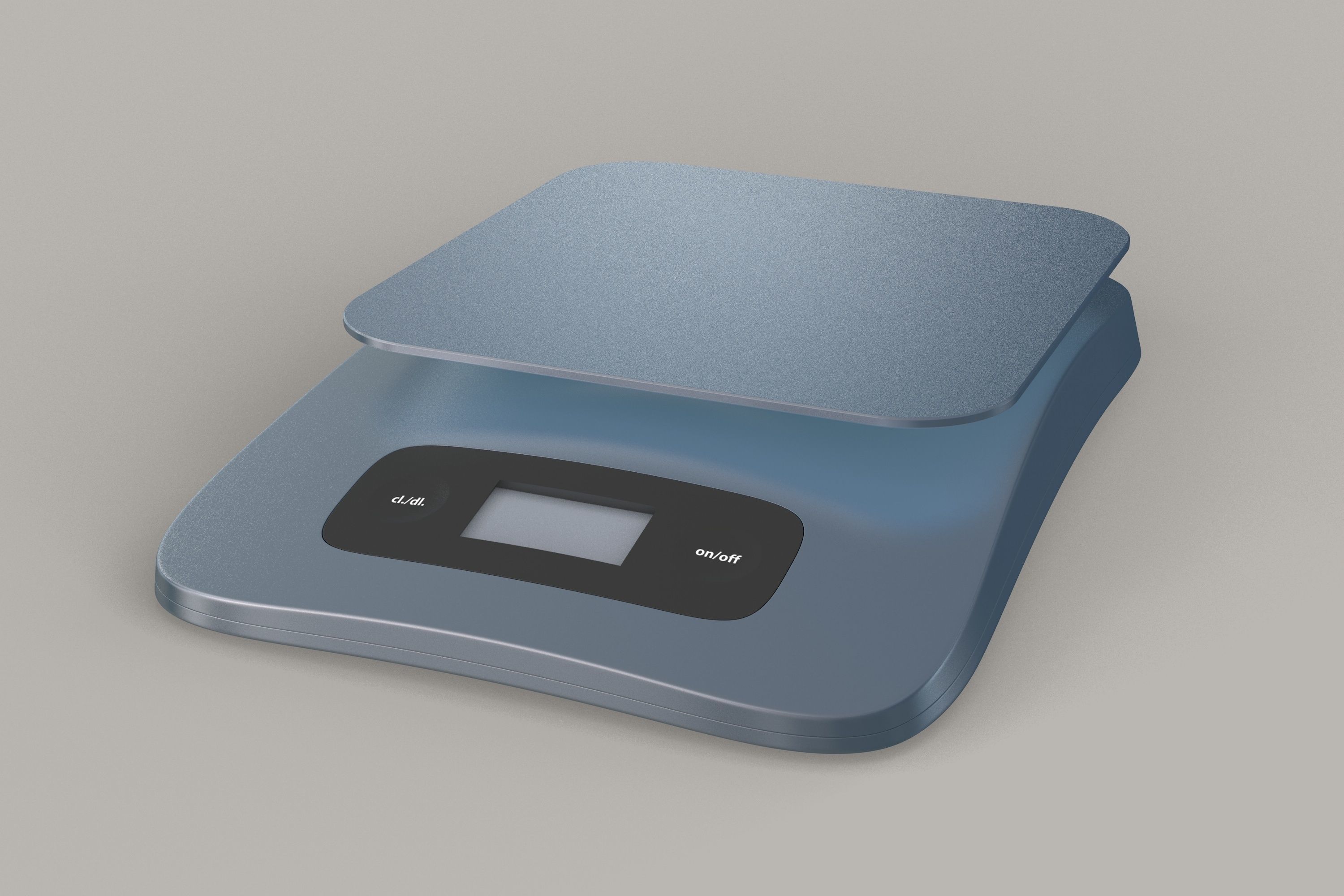 Kitchen Weighing Scale 3D model_5