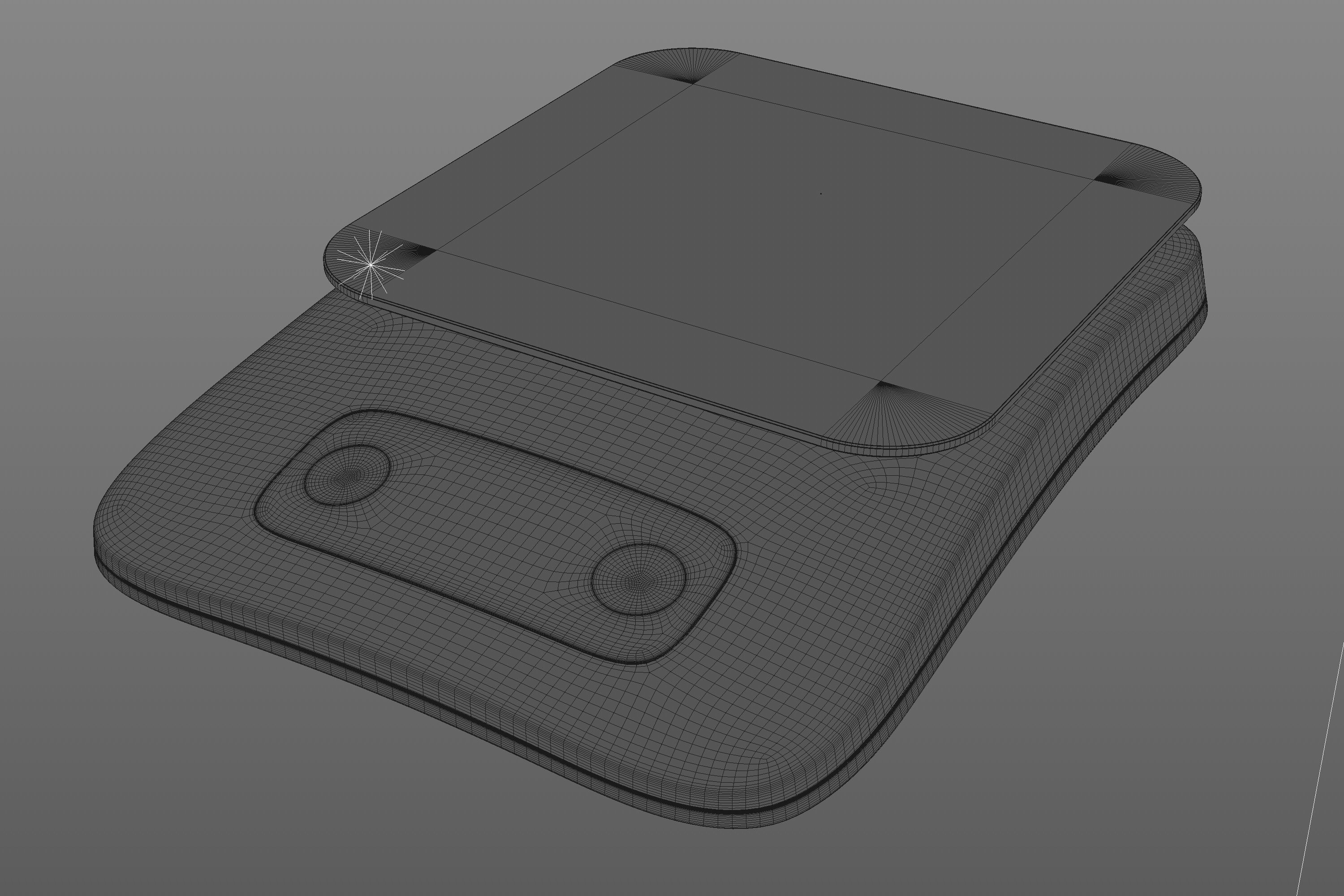 Kitchen Weighing Scale 3D model_7