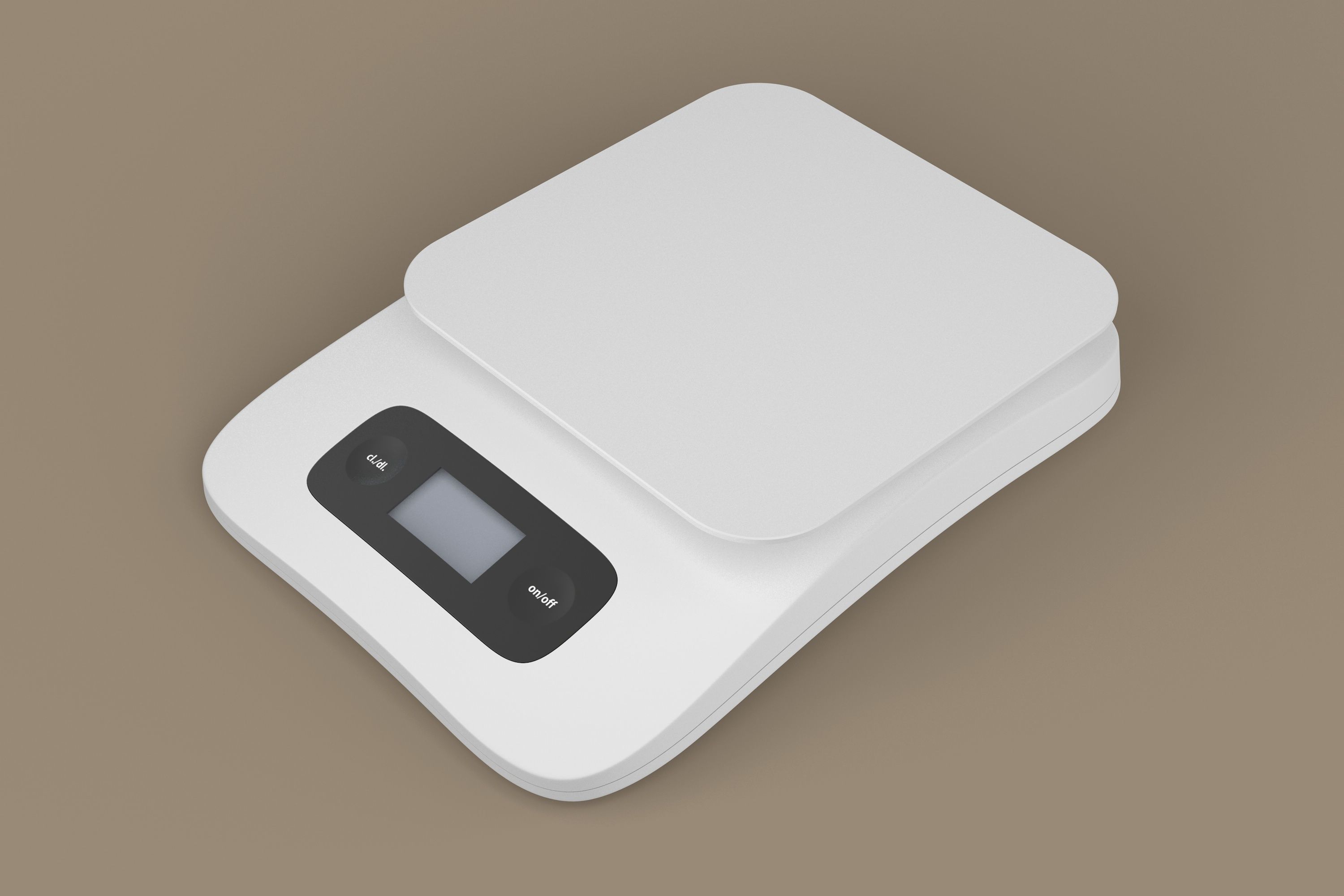 Kitchen Weighing Scale 3D model_4