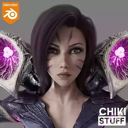 Kaisa Cinematic High-Poly 3D Model 3D model