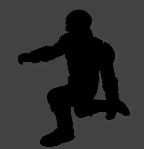 Fallen agent 3d model for 3d printing 