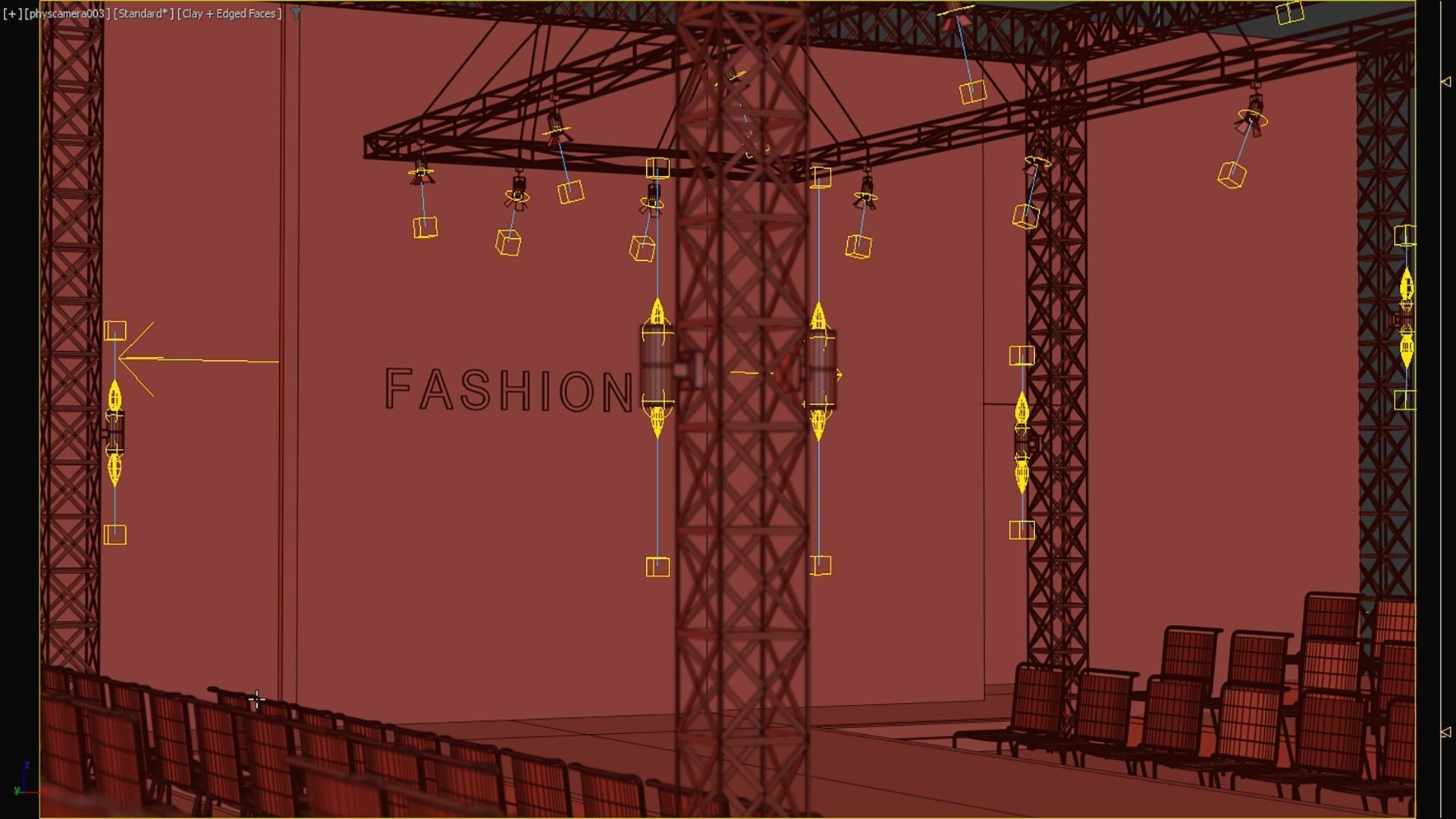 Interior Big Fashion Show Hall 3D model_6