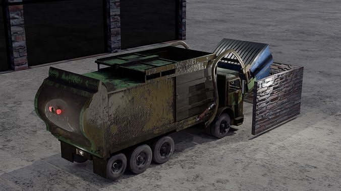 Garbage Truck 3D model