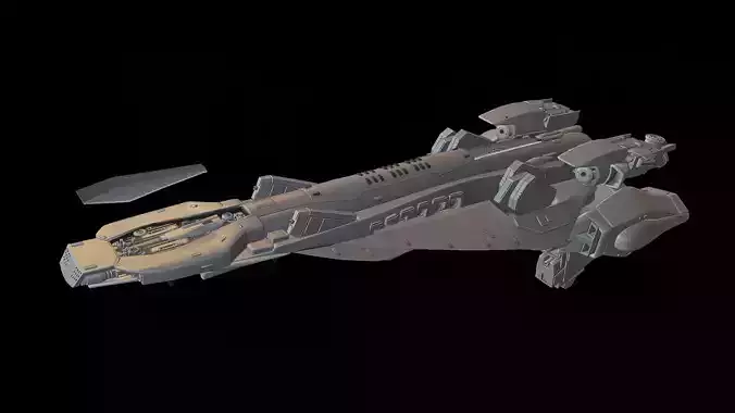 Legend of the Galactic Heroes  - Beowulf Ship 3D print model
