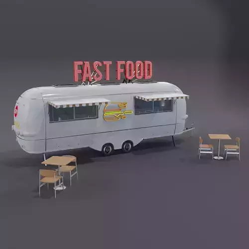 Wite Fast Food Trailer