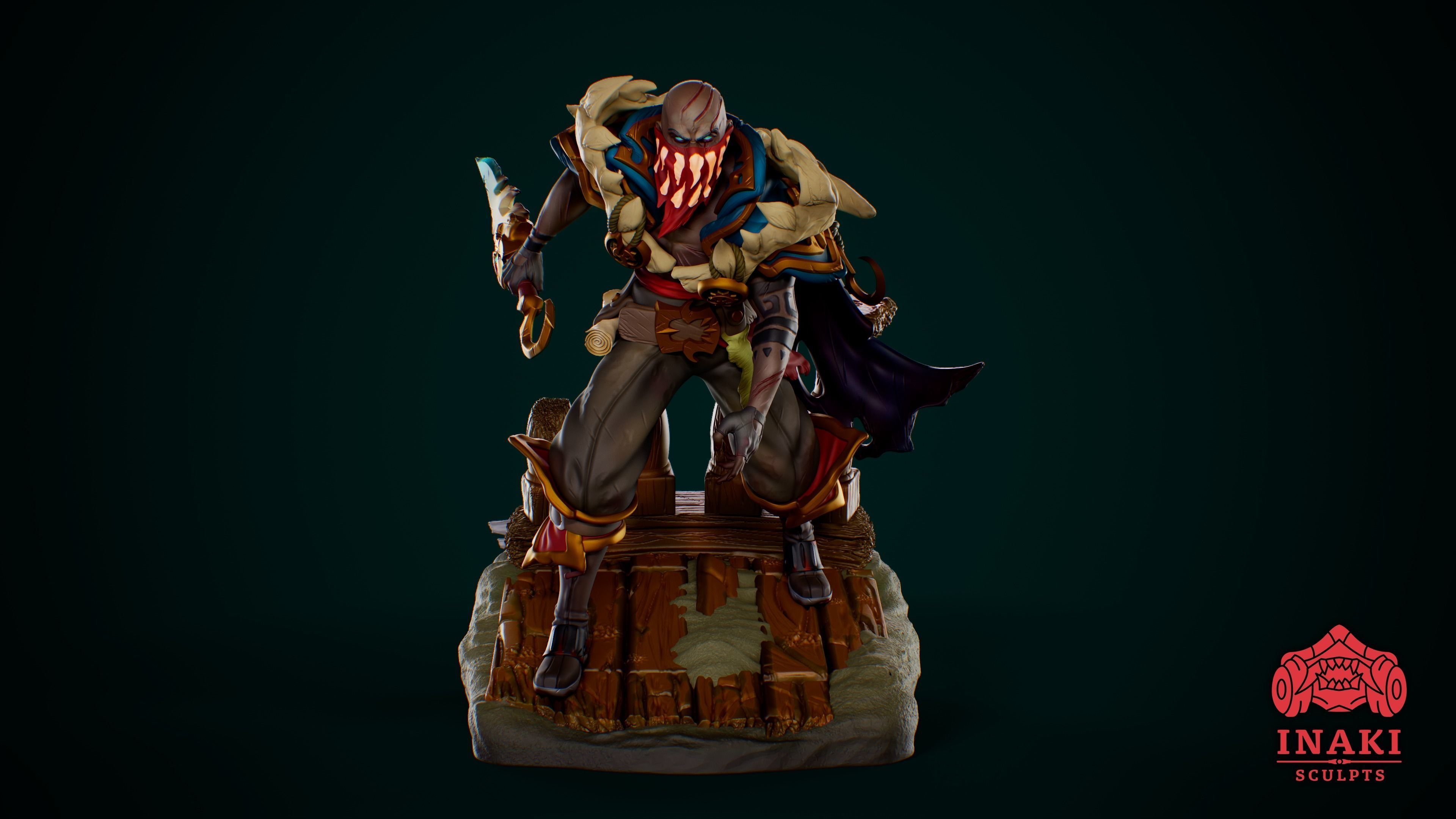 Pyke - League of Legends 3D print model_2