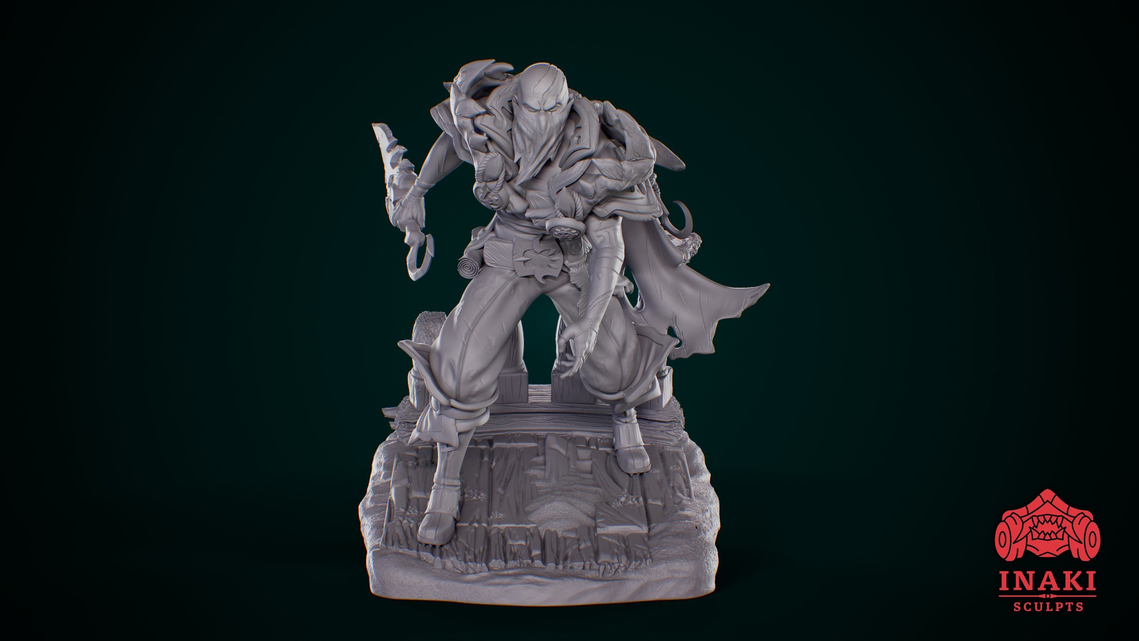 Pyke - League of Legends 3D print model_3