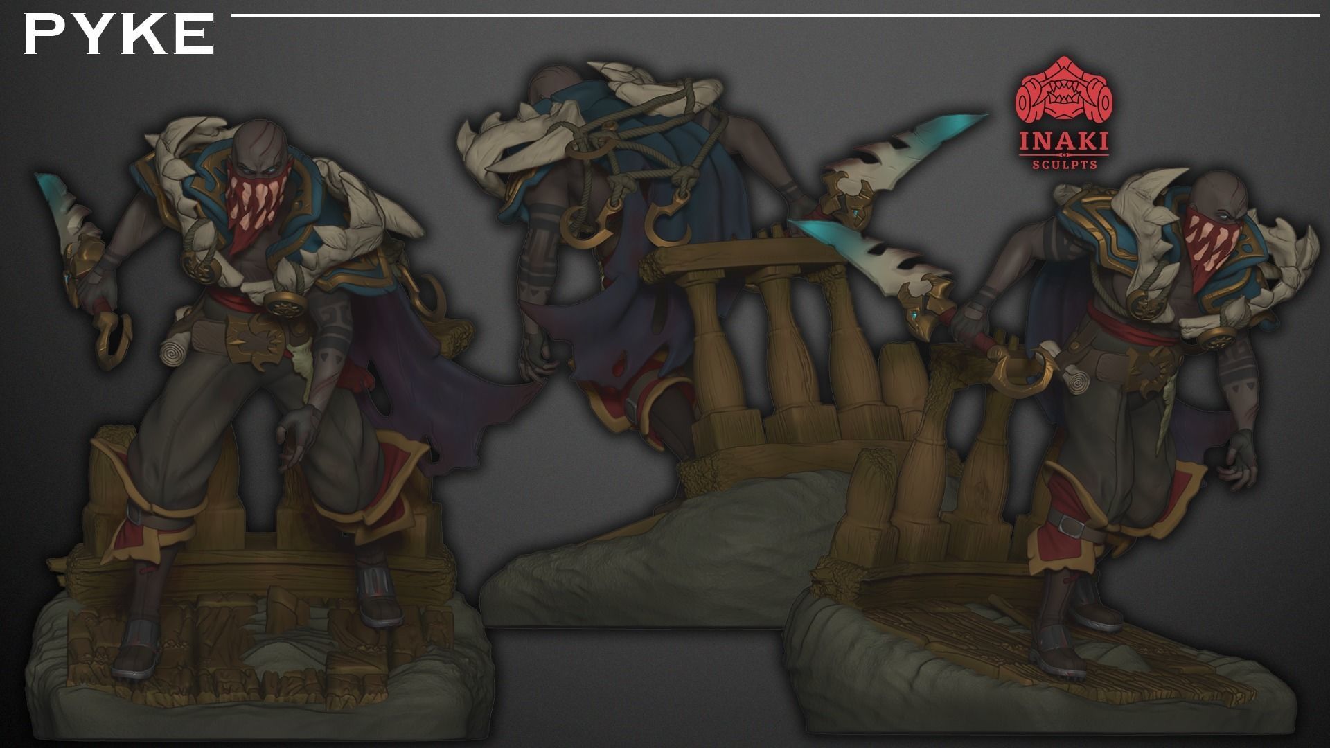 Pyke - League of Legends 3D print model_4
