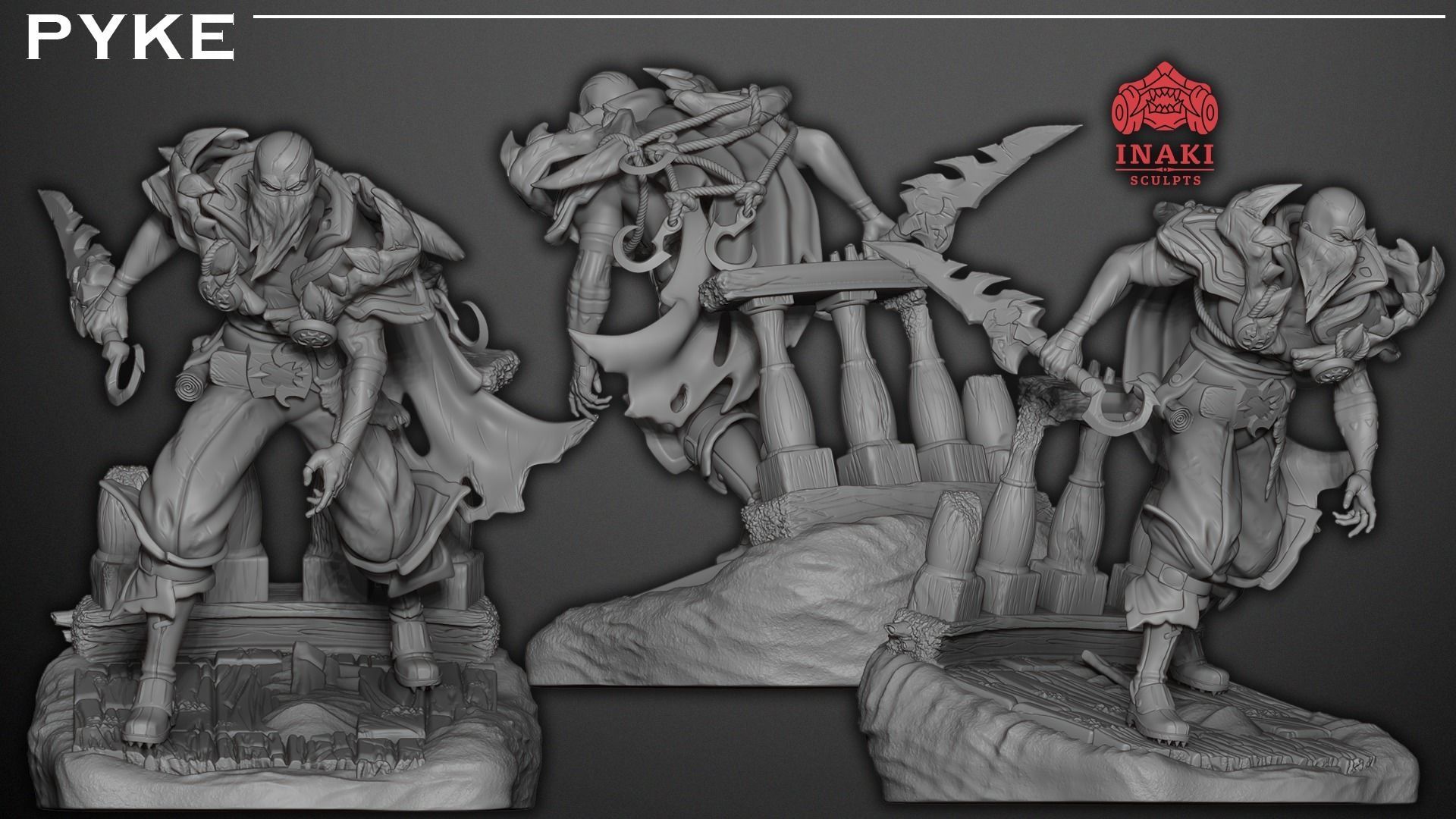 Pyke - League of Legends 3D print model_5