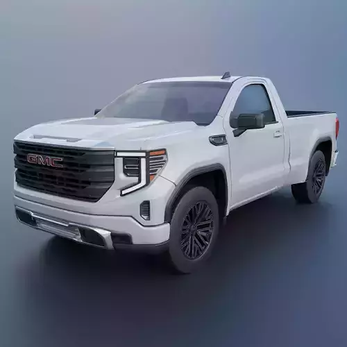 GMC Sierra 1500  Regular Cab 2024 3D print model