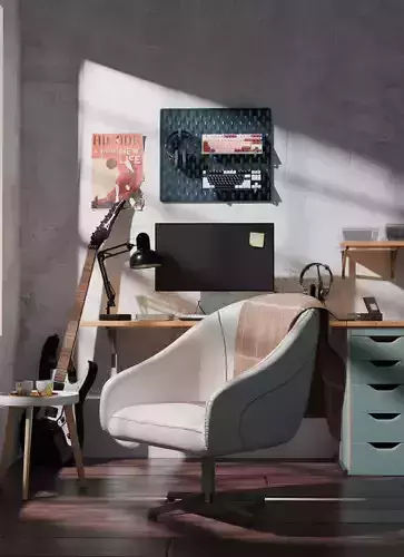 3d Interior Office Room 3D model