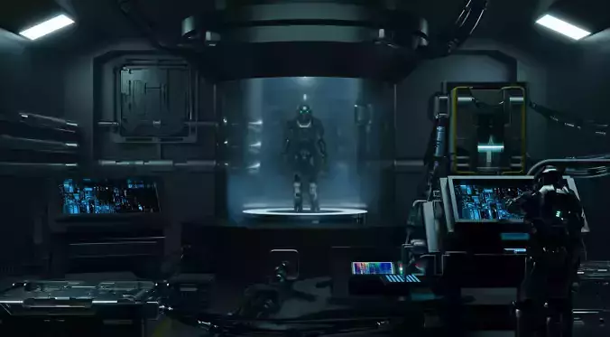Sci- fi environment  3D model