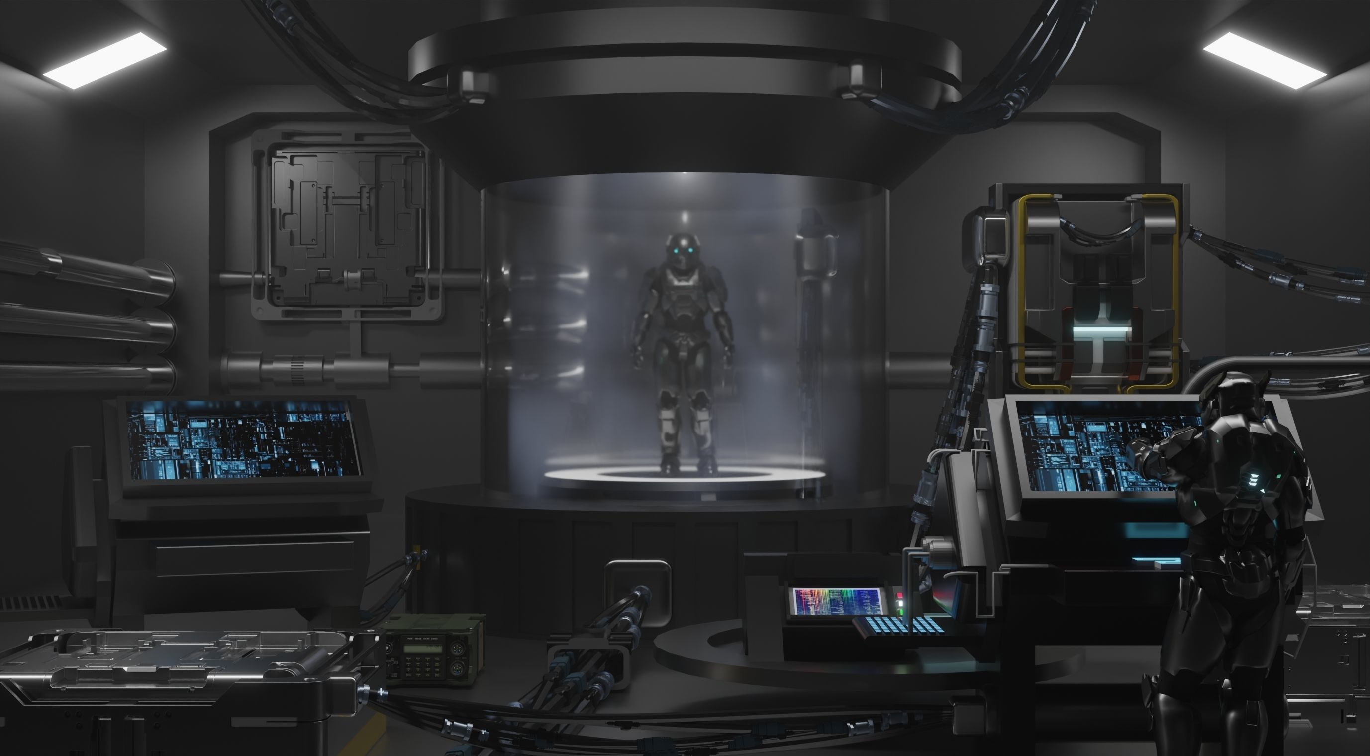 Sci- fi environment  3D model_9