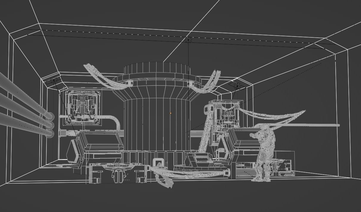 Sci- fi environment  3D model_4