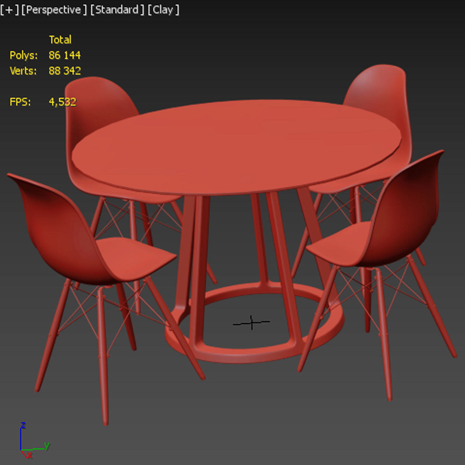 Dining set 38 3D model_5