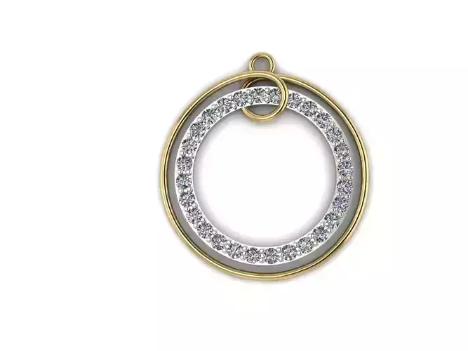 Circle Pendant  3D print model