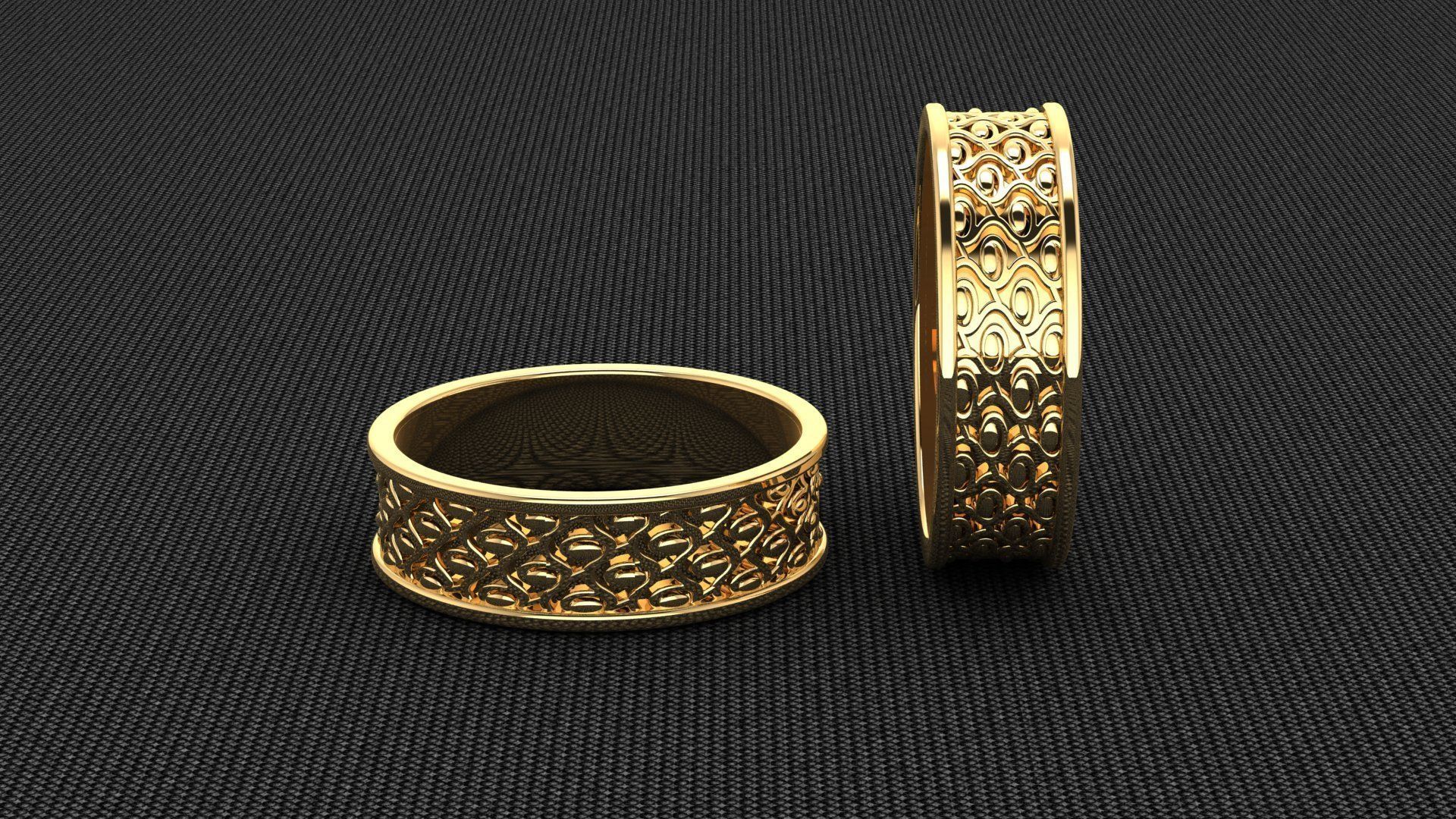 Ring  as size 7 3D print model_1