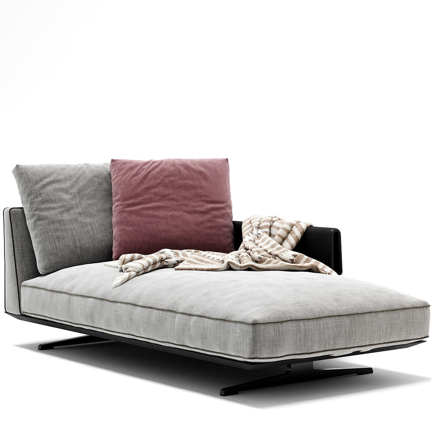  BRETTON Day Bed By Flexform 3D model_1